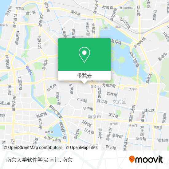 南京大学软件学院-南门地图