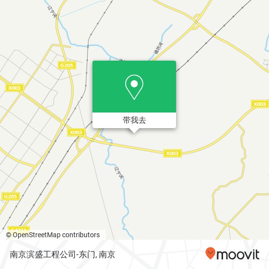 南京滨盛工程公司-东门地图
