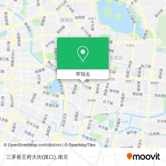 三茅巷王府大街(路口)地图