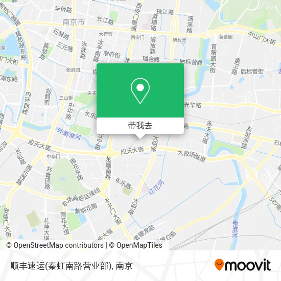 顺丰速运(秦虹南路营业部)地图