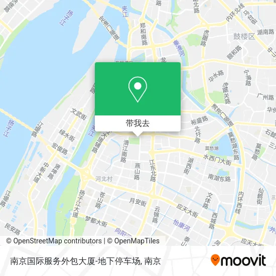 南京国际服务外包大厦-地下停车场地图