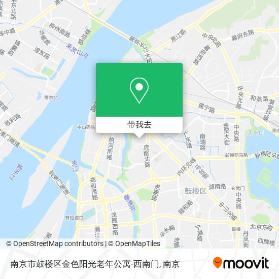 南京市鼓楼区金色阳光老年公寓-西南门地图