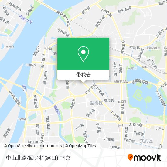 中山北路/回龙桥(路口)地图