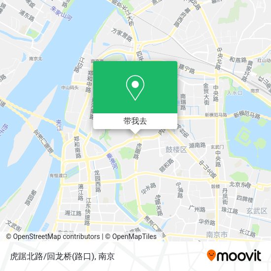 虎踞北路/回龙桥(路口)地图