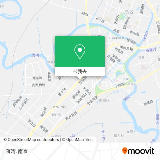 蒋湾地图
