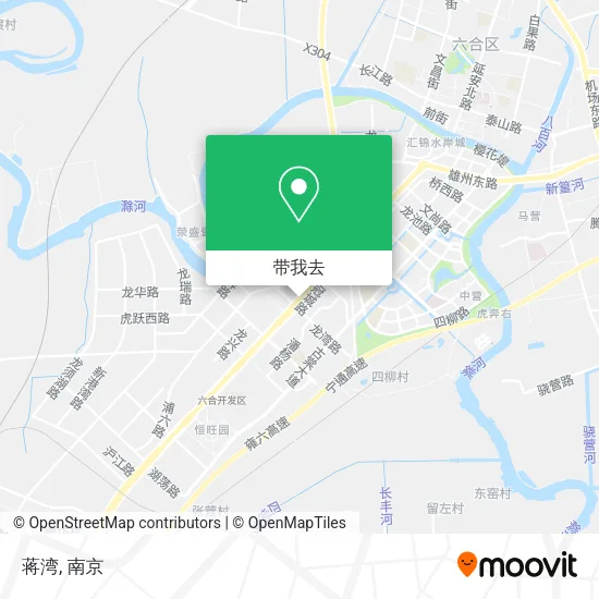 蒋湾地图