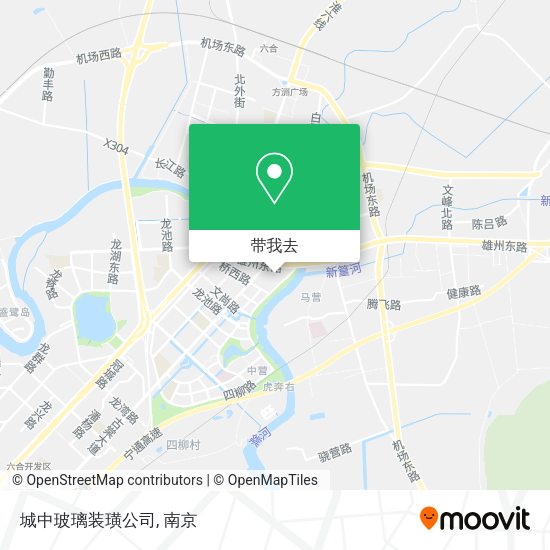 城中玻璃装璜公司地图