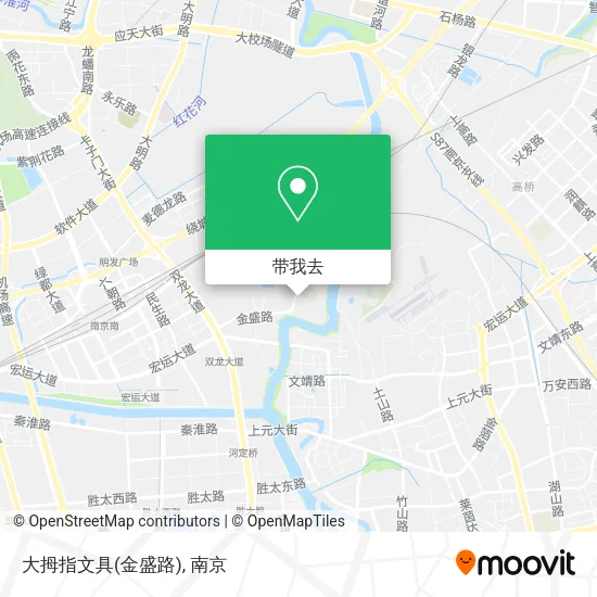 大拇指文具(金盛路)地图
