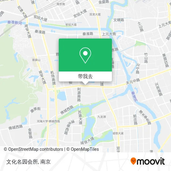 文化名园会所地图