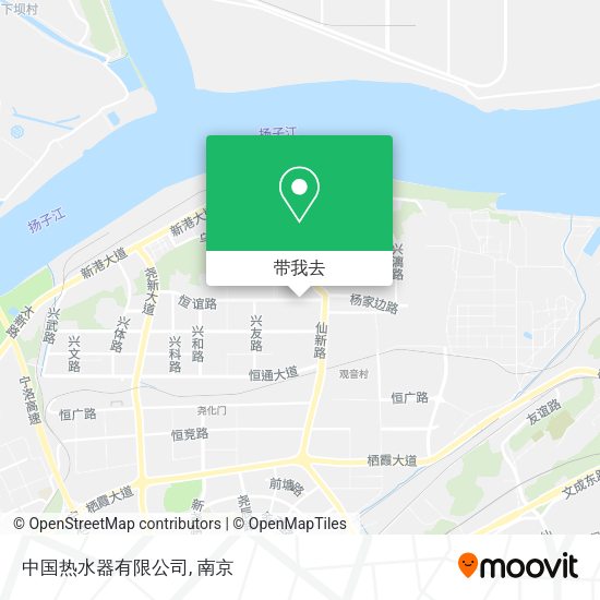 中国热水器有限公司地图