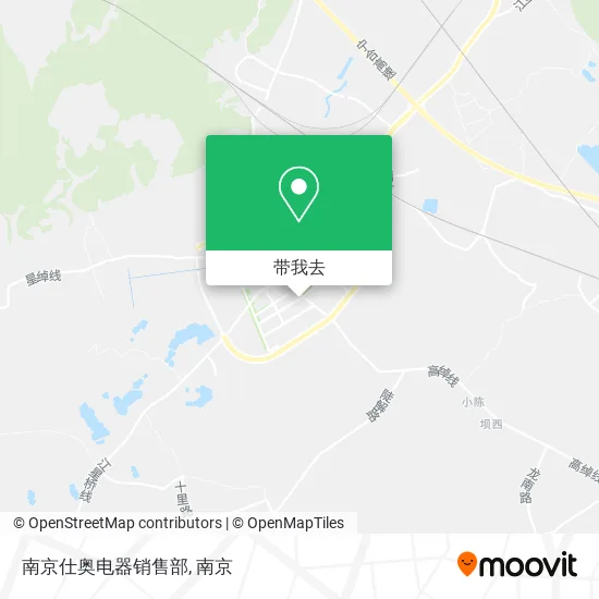 南京仕奥电器销售部地图