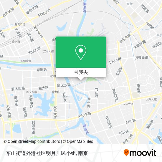 东山街道外港社区明月居民小组地图