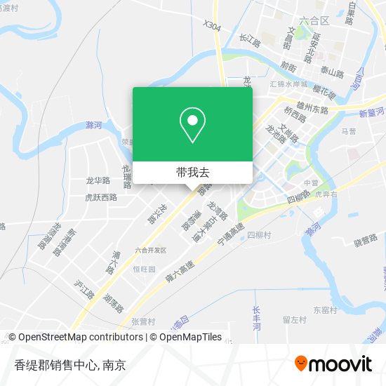 香缇郡销售中心地图