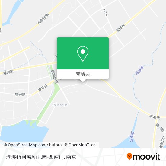 淳溪镇河城幼儿园-西南门地图