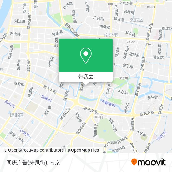 同庆广告(来凤街)地图