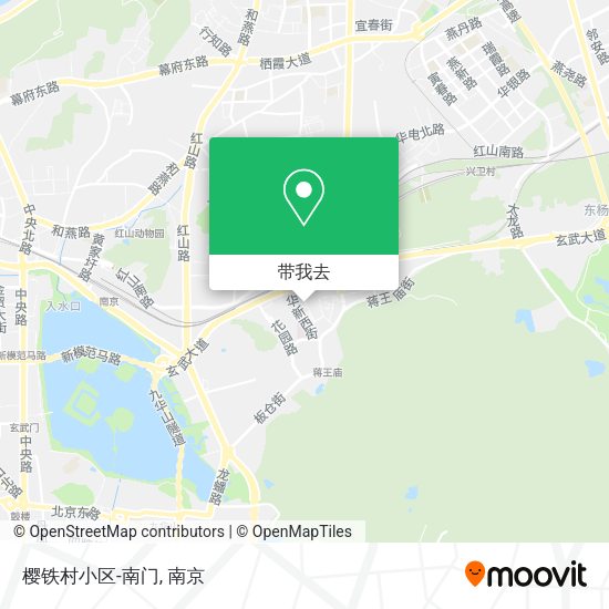 樱铁村小区-南门地图