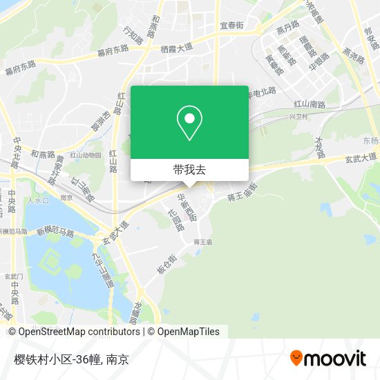 樱铁村小区-36幢地图