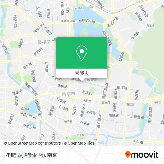 串吧适(通贤桥店)地图
