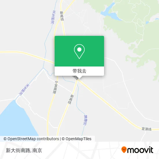 新大街南路地图