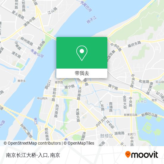 南京长江大桥-入口地图