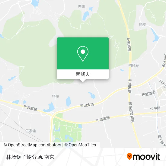 林场狮子岭分场地图