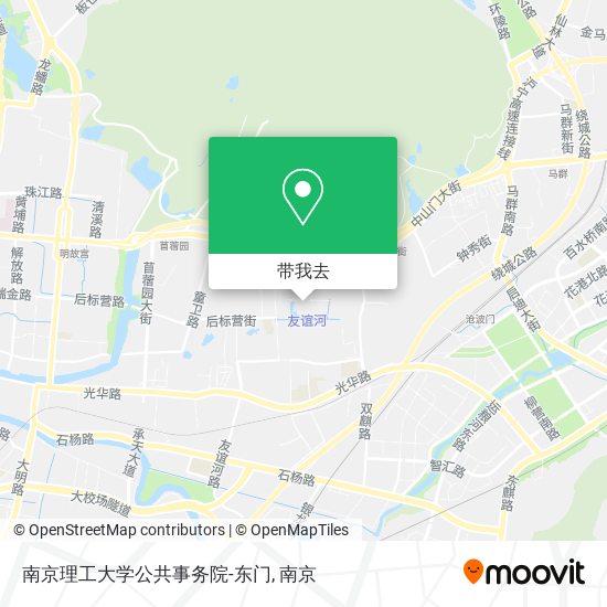 南京理工大学公共事务院-东门地图