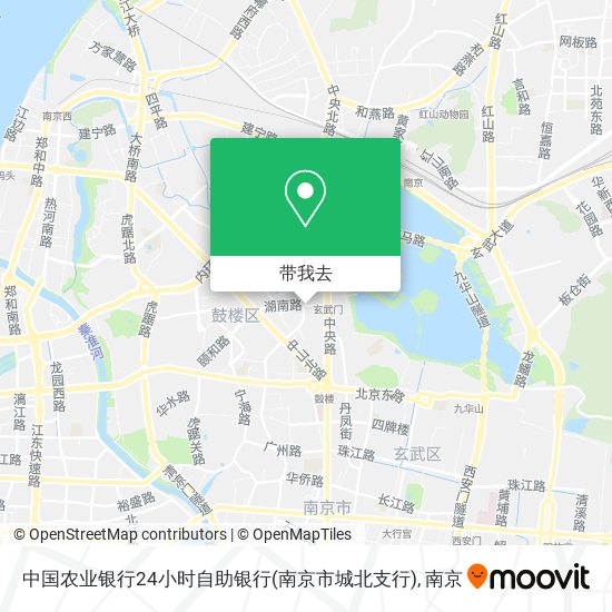 中国农业银行24小时自助银行(南京市城北支行)地图