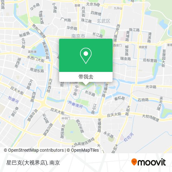 星巴克(大视界店)地图