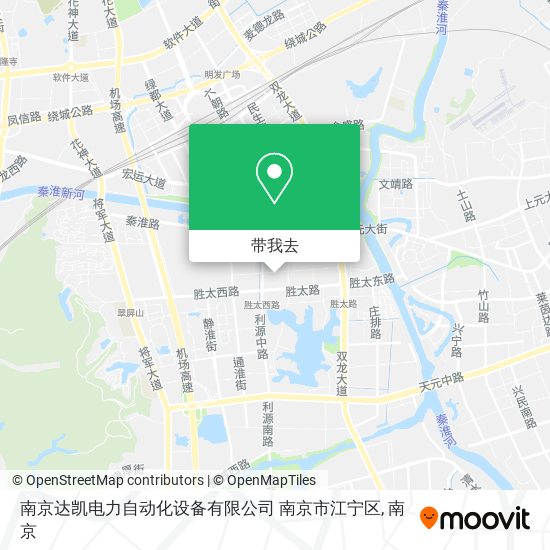 南京达凯电力自动化设备有限公司 南京市江宁区地图