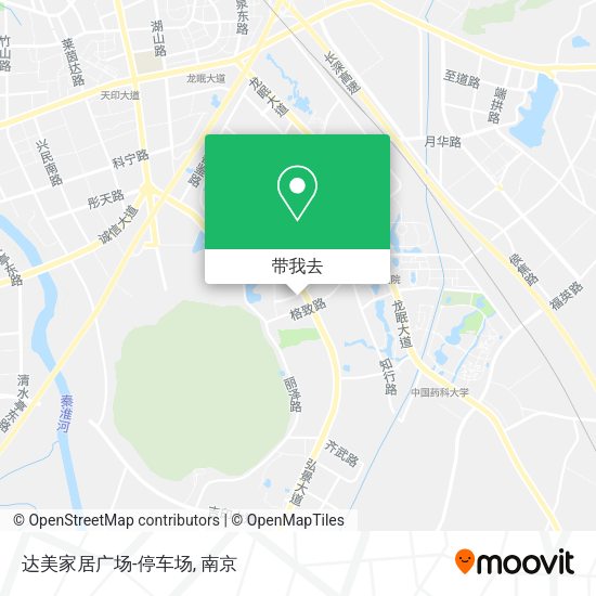 达美家居广场-停车场地图