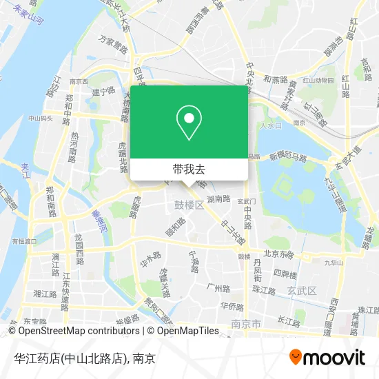 华江药店(中山北路店)地图