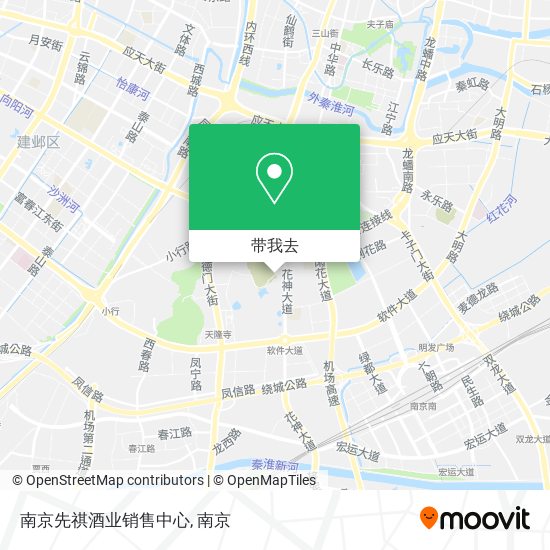 南京先祺酒业销售中心地图