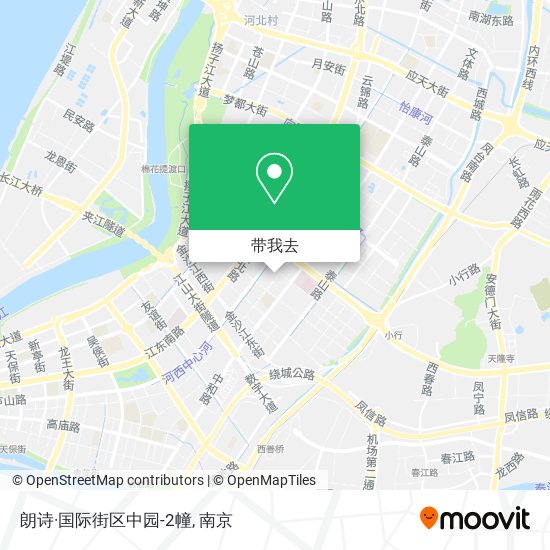 朗诗·国际街区中园-2幢地图