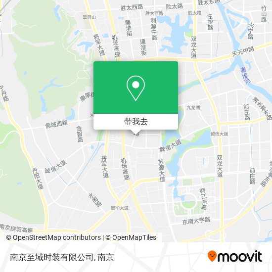 南京至域时装有限公司地图