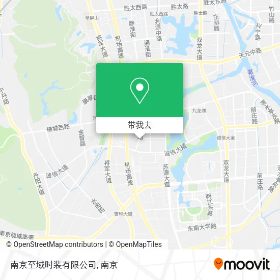 南京至域时装有限公司地图