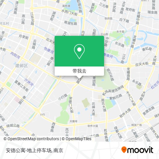 安德公寓-地上停车场地图