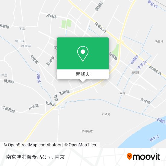 南京澳淇海食品公司地图