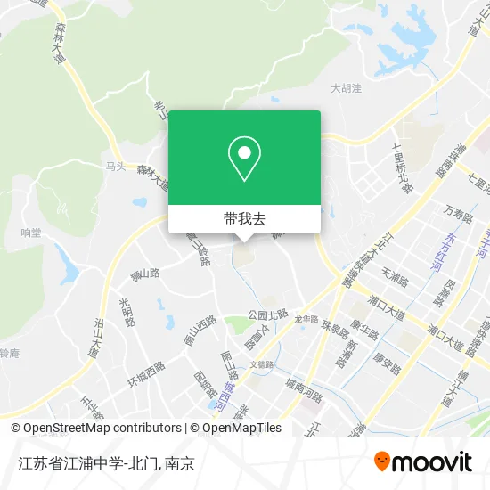 江苏省江浦中学-北门地图