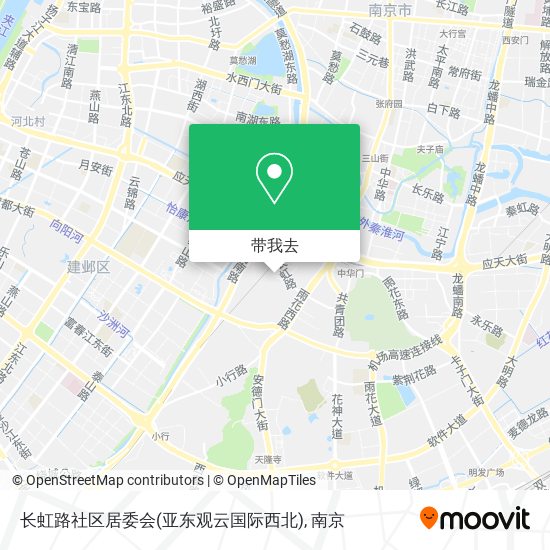 长虹路社区居委会(亚东观云国际西北)地图