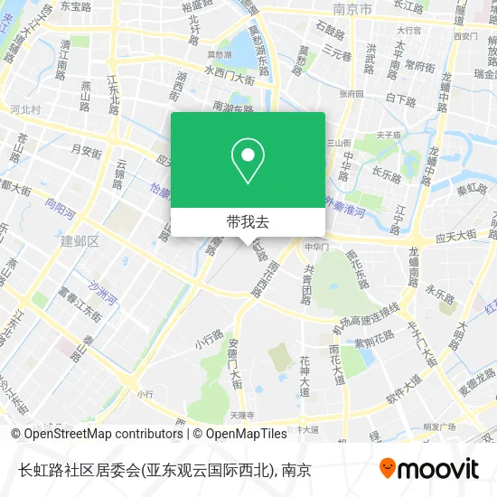 长虹路社区居委会(亚东观云国际西北)地图