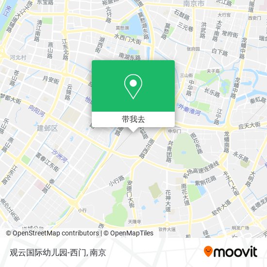 观云国际幼儿园-西门地图