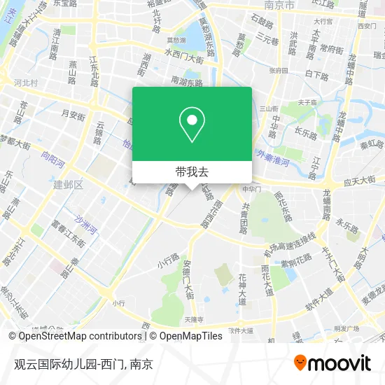 观云国际幼儿园-西门地图