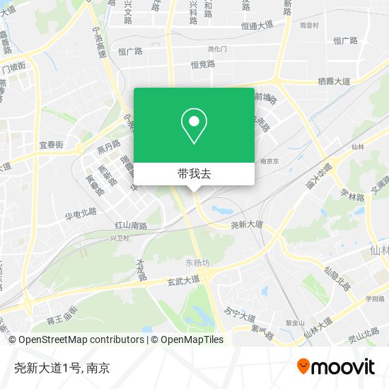 尧新大道1号地图