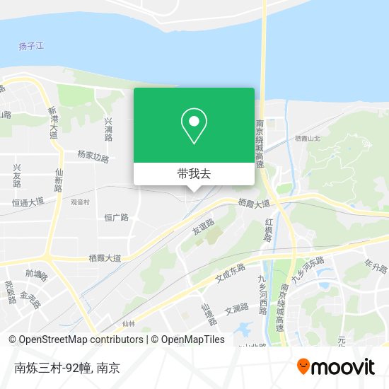 南炼三村-92幢地图