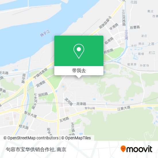 句容市宝华供销合作社地图