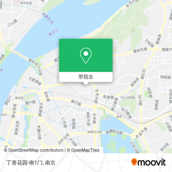 丁香花园-南1门地图