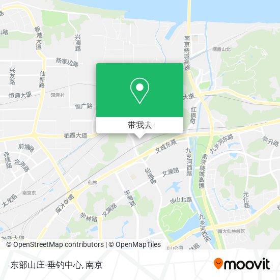 东部山庄-垂钓中心地图