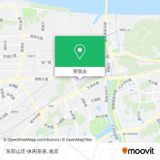 东部山庄-休闲茶座地图