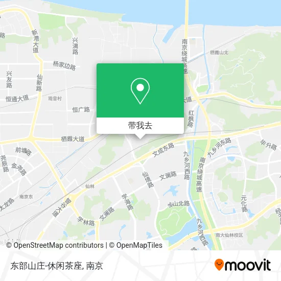 东部山庄-休闲茶座地图