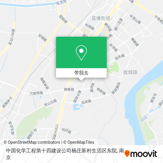 中国化学工程第十四建设公司杨庄新村生活区东院地图